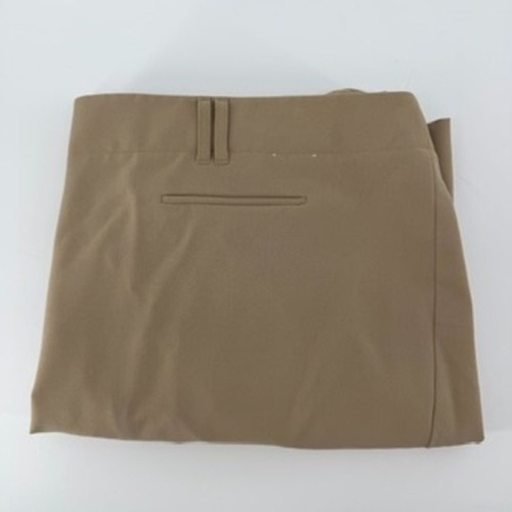 Lane Bryant Womens Tan Khaki Straight Leg Dress Pants Size 22 Average Stretch